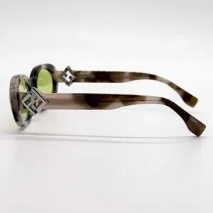 NEW FENDI SUNGLASSES HAVANA OVAL WOMEN EYEWEAR FENDI FE40140U 56N NEW FENDI SUNGLASSES HAVANA OVAL WOMEN EYEWEAR FENDI  main image 3